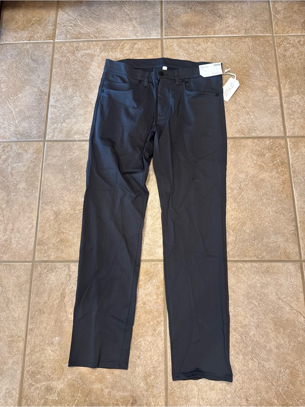 STYLUS Black Men's Chinos 5 pocket pants